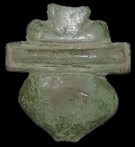 Large unidentified leather ornament from 18AN339 Java site.